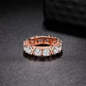 Magnetic Zircon Shaping CROSS FULL MOISSANITE DIAMOND RING（Limited time discount 🔥 last day）