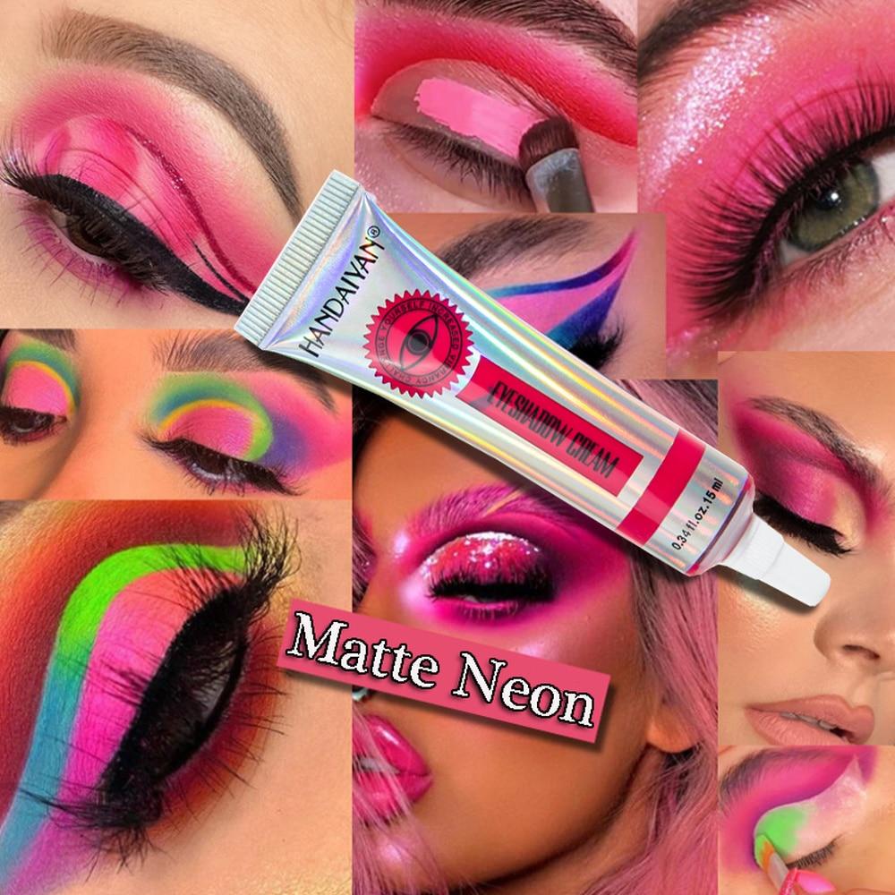 12 Colors Matte Neon Eyeshadow Cream